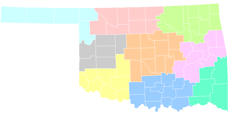 Map of Oklahoma
